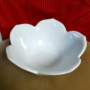 Pier 1 Flower Shaped Ceramic Bowl